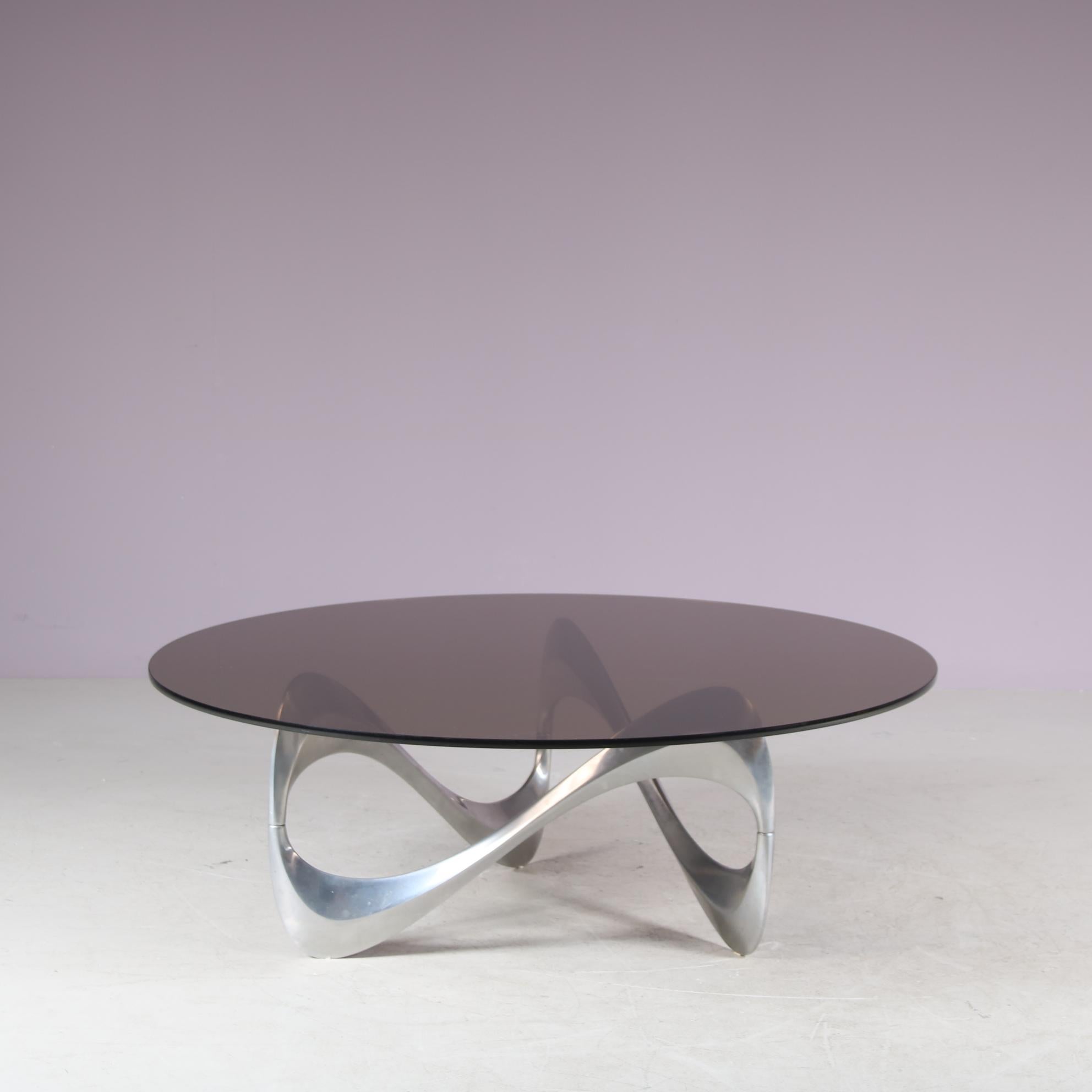 Schlangen-Couchtisch von Knut Hesterberg für Ronald Schmidt, Deutschland 1970 (Ende des 20. Jahrhunderts) im Angebot