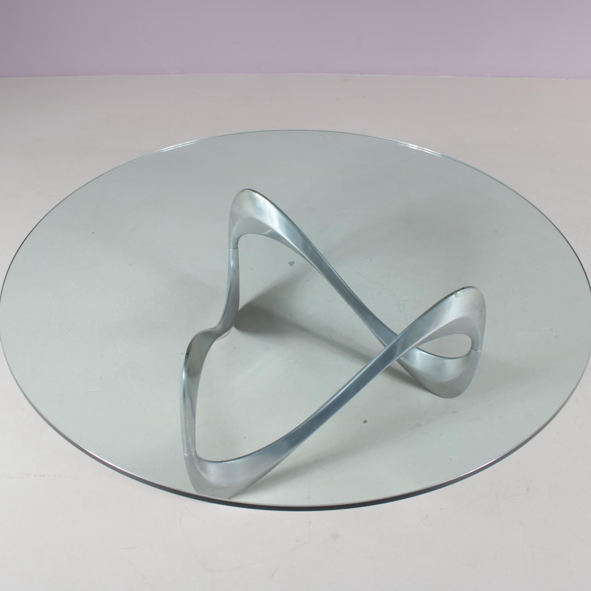 Fin du 20e siècle Table basse serpent de Knut Hesterberg pour Ronald Schmidt, Allemagne, 1970 en vente
