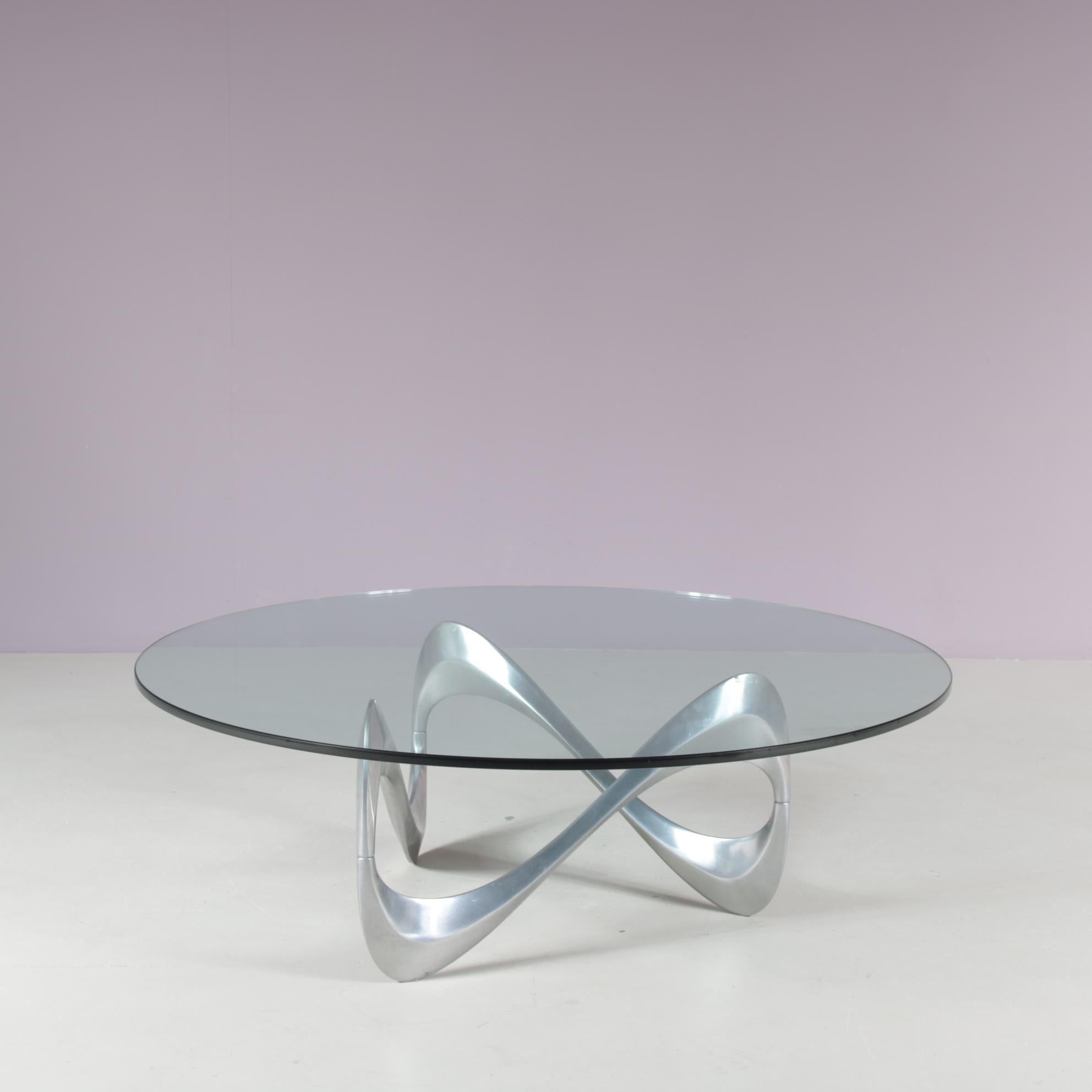 Table basse serpent de Knut Hesterberg pour Ronald Schmidt, Allemagne, 1970 en vente 1