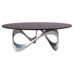 Mesa baja "Snake" de Knut Hesterberg para Ronald Schmidt, Alemania 1970