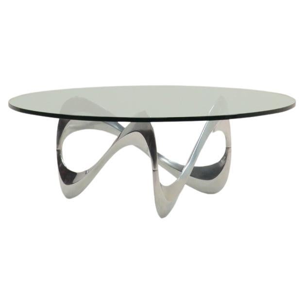 Snake coffee table by Knut Hesterberg for Ronald Schmitt, 1960s Germany.  For Sale