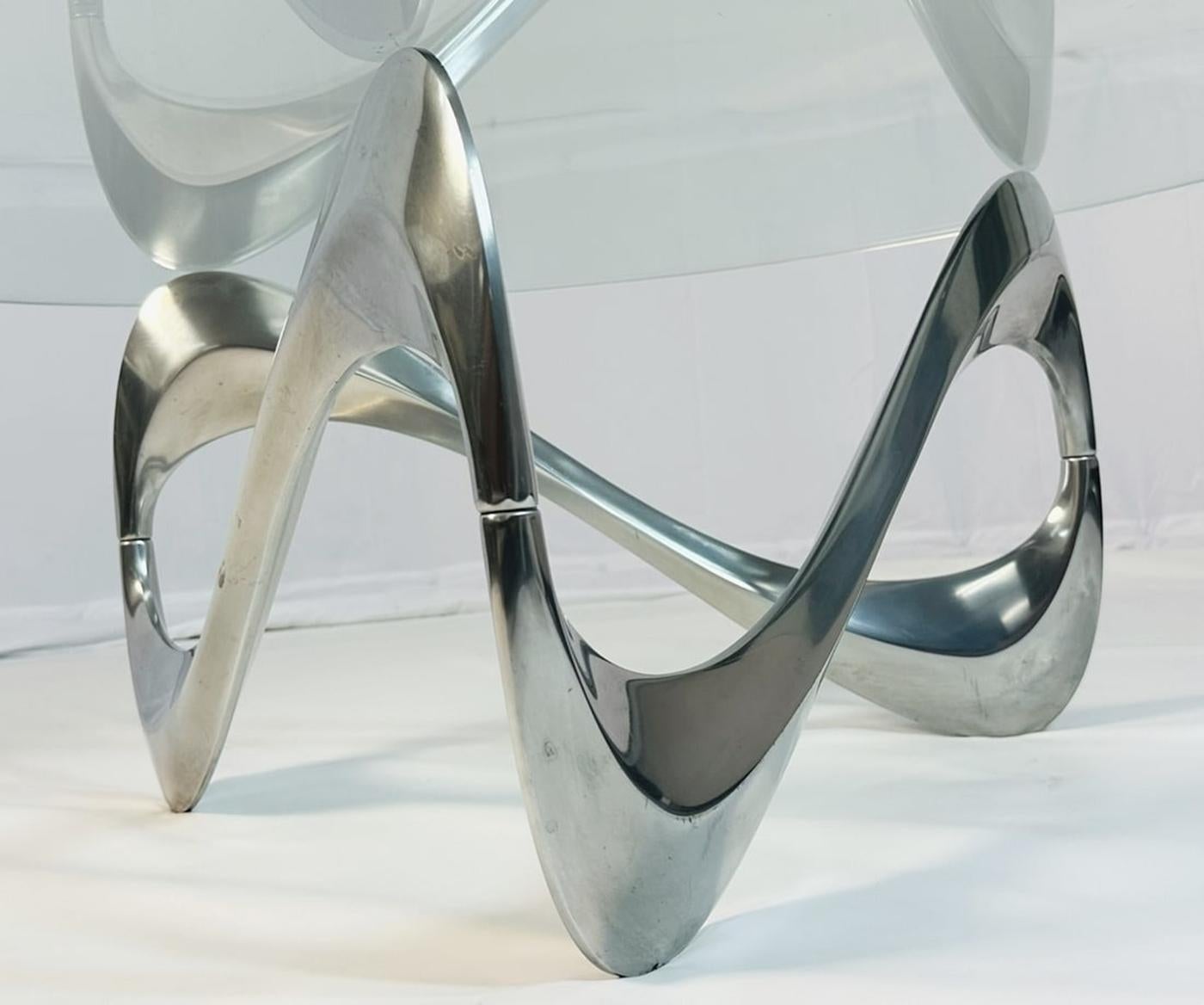Table basse serpent de Knut Hesterberg pour Ronald Schmitt en vente 2