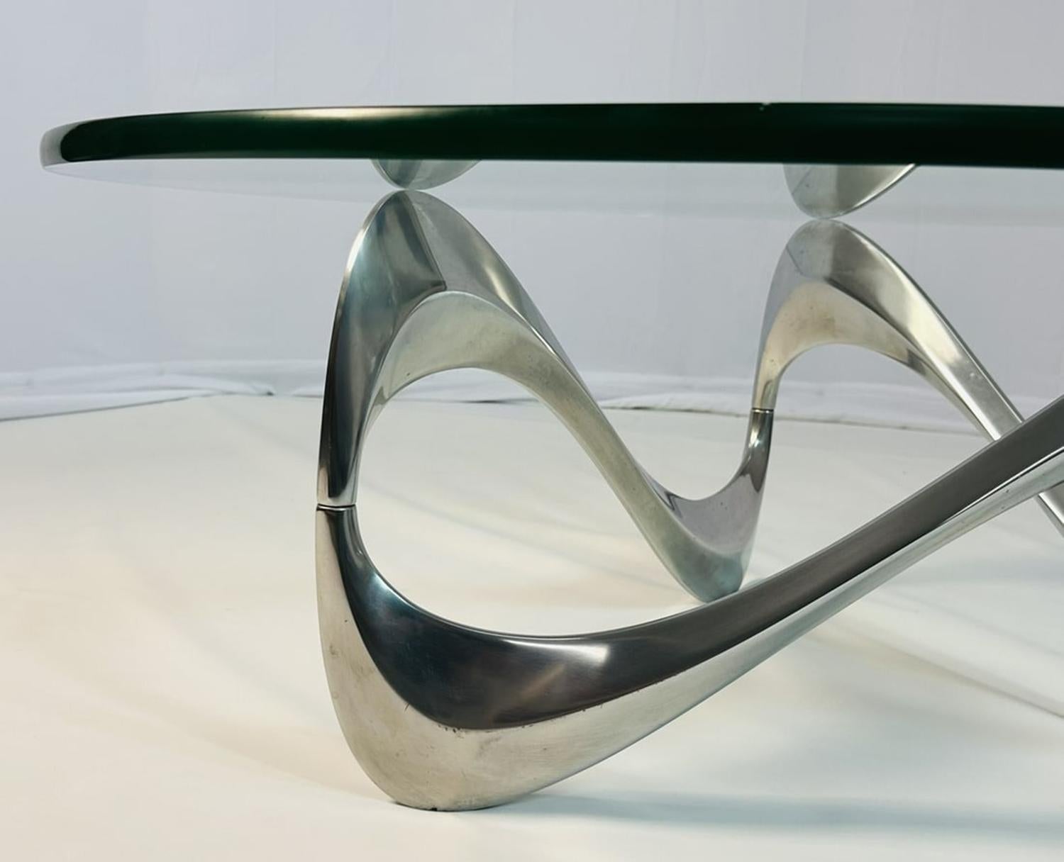 Table basse serpent de Knut Hesterberg pour Ronald Schmitt en vente 3