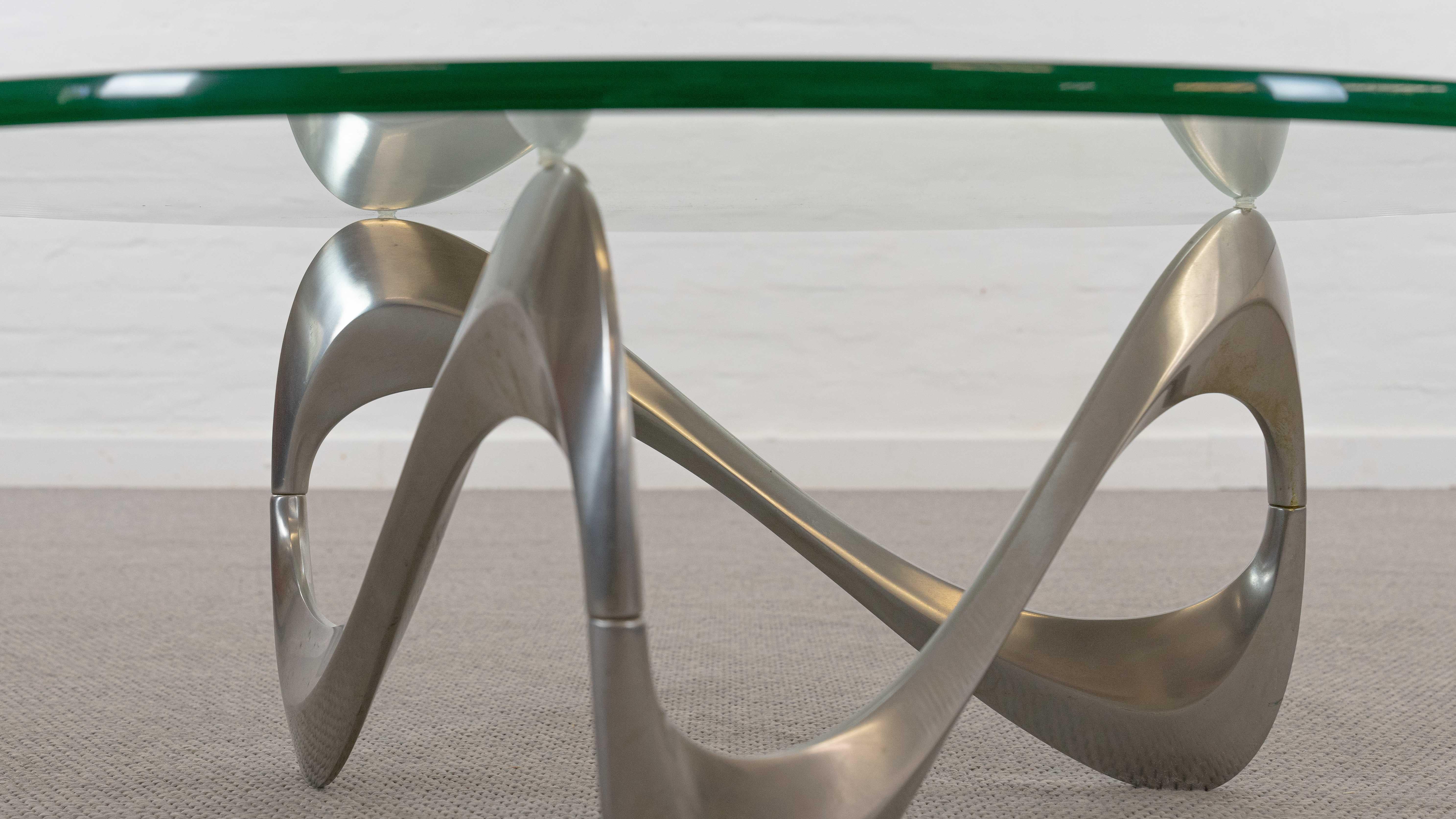 Snake Coffee Table by Knut Hesterberg for Ronald Schmitt 6