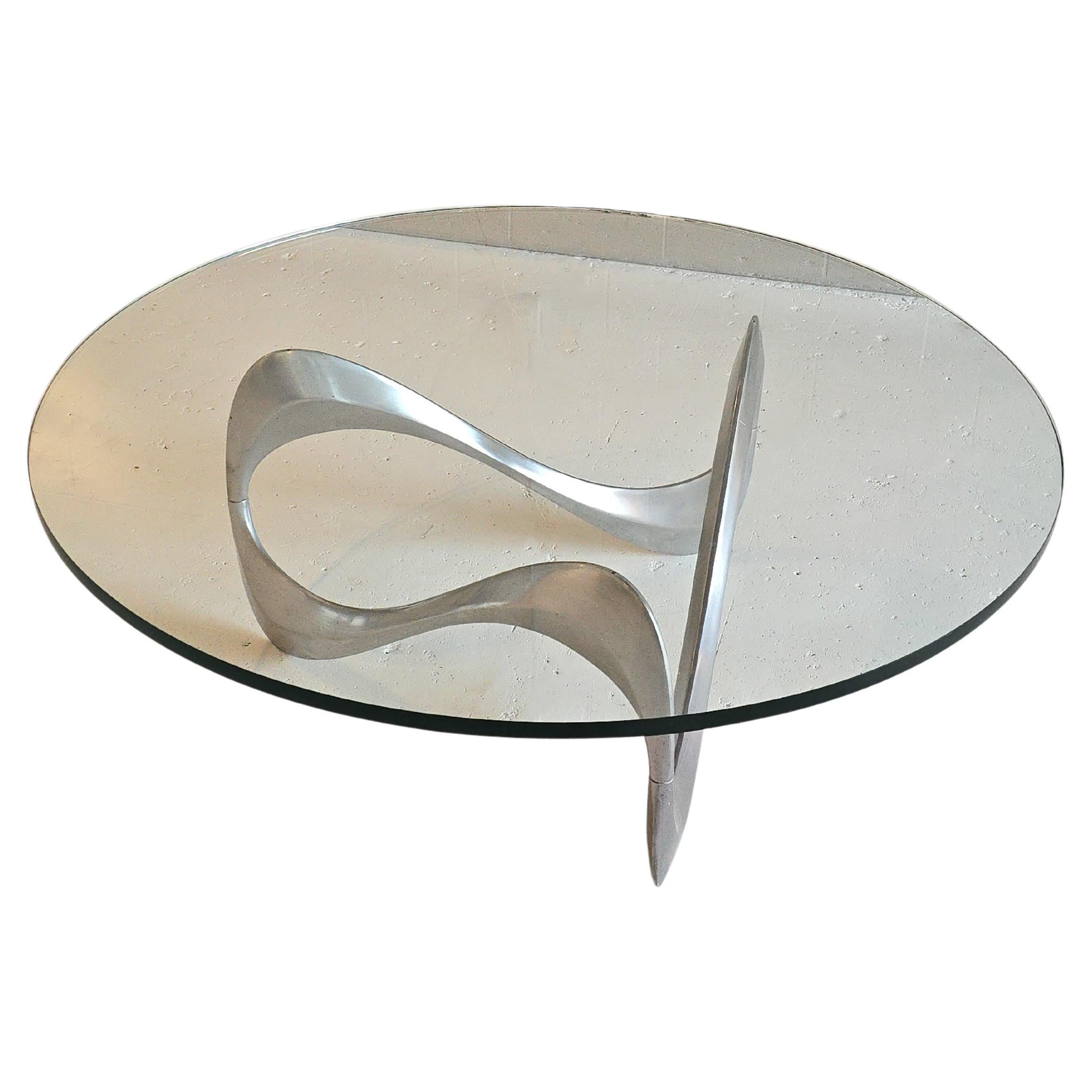 "Snake" Coffee Table by Knut Hesterberg for Ronald Schmitt