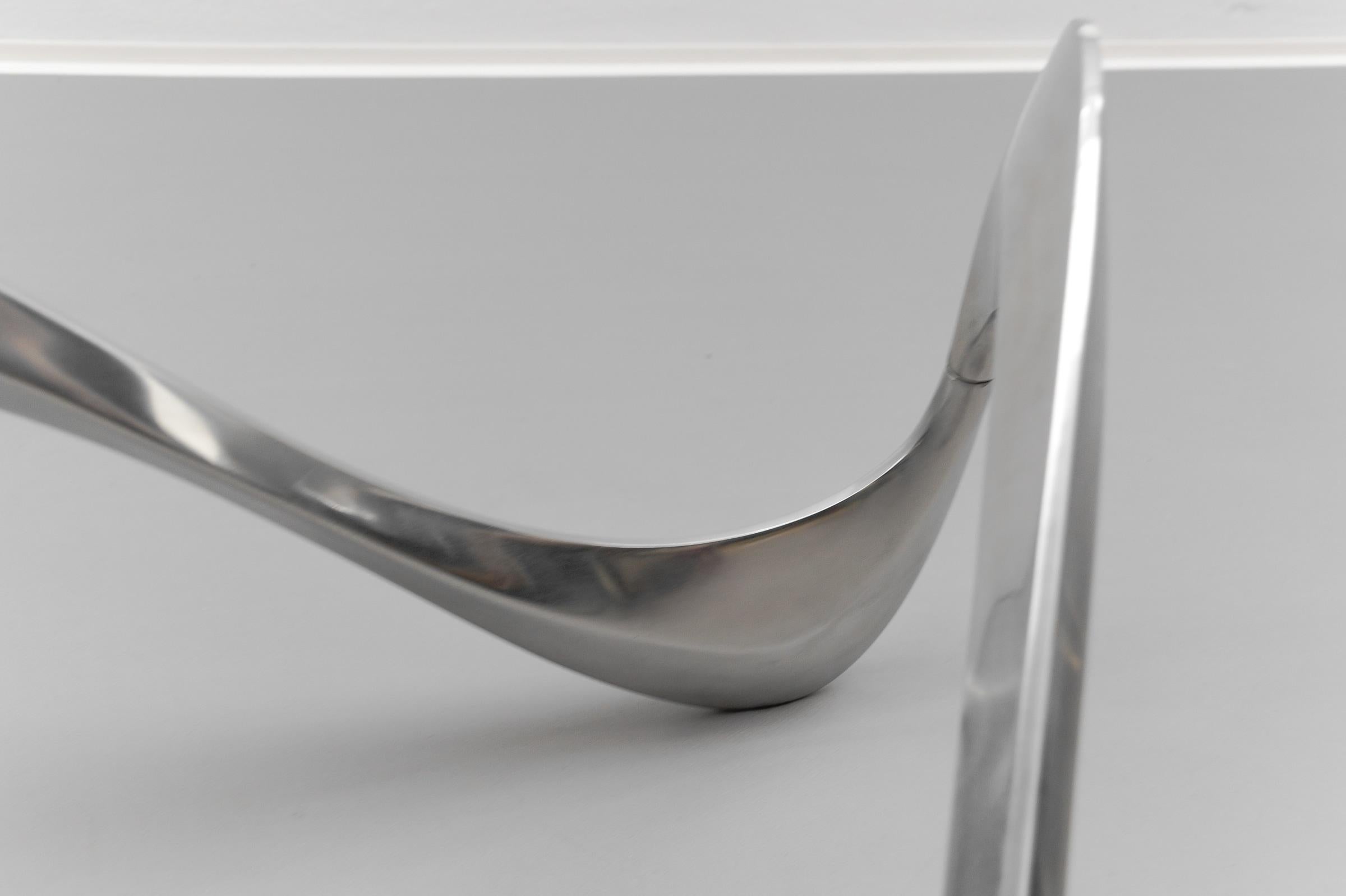 Snake Coffee Table by Knut Hesterberg for Ronald Schmitt, Germany 1970s For Sale 4