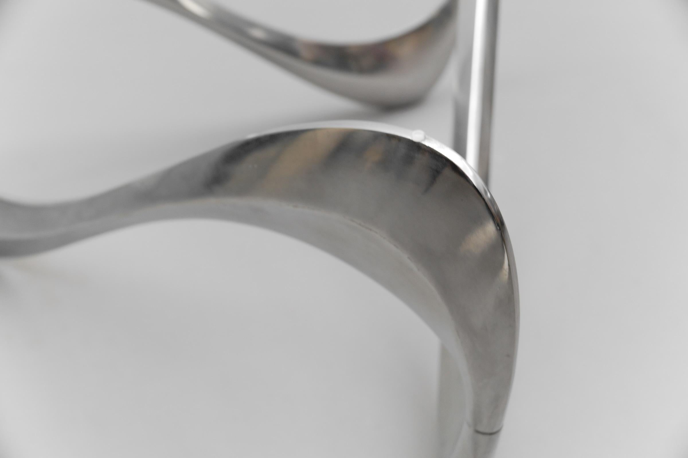Snake Coffee Table by Knut Hesterberg for Ronald Schmitt, Germany 1970s For Sale 3
