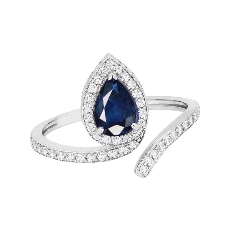 Im Angebot: Verlobungsring aus 14k Gold im Schlangendesign ()