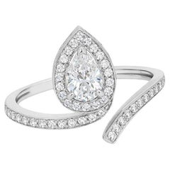 Verlobungsring aus 14k Gold im Schlangendesign