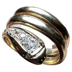 Schlangen-Diamant-Ring 