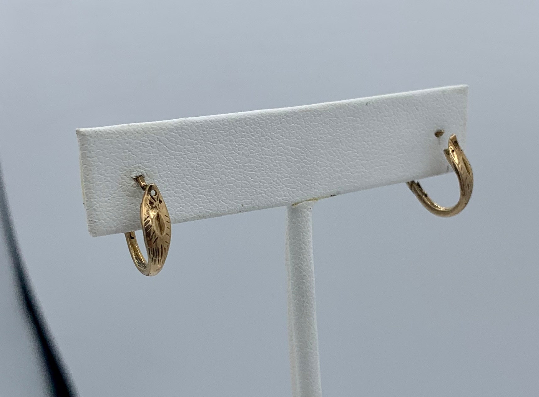 This is a rare pair of antique Snake Earrings in 14 Karat Gold.  The Etruscan Revival Victorian Hoop Earrings with snakes are just wonderful.  The snakes have beautiful engraving and the earrings are a delight.  The hoop earrings are a small and