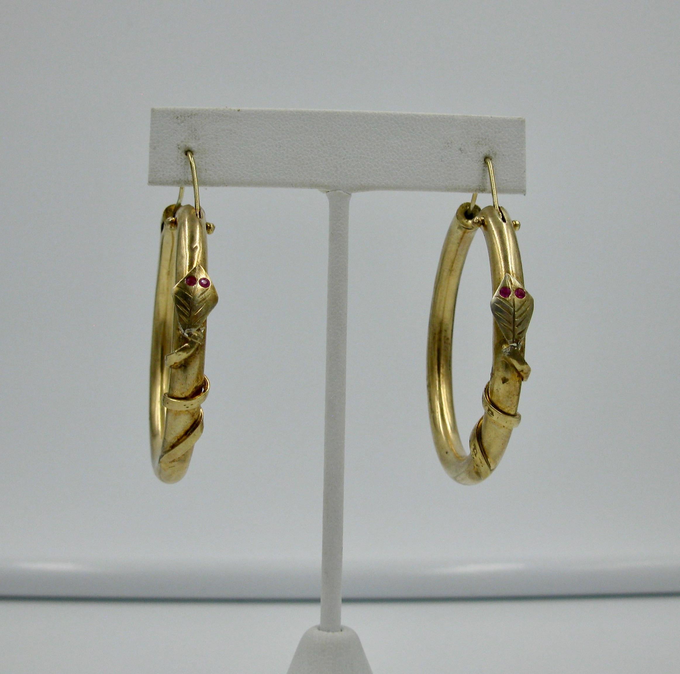 victorian hoop earrings