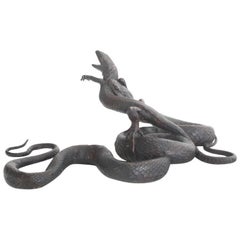 Snake Eating a Lizard, 20th Century