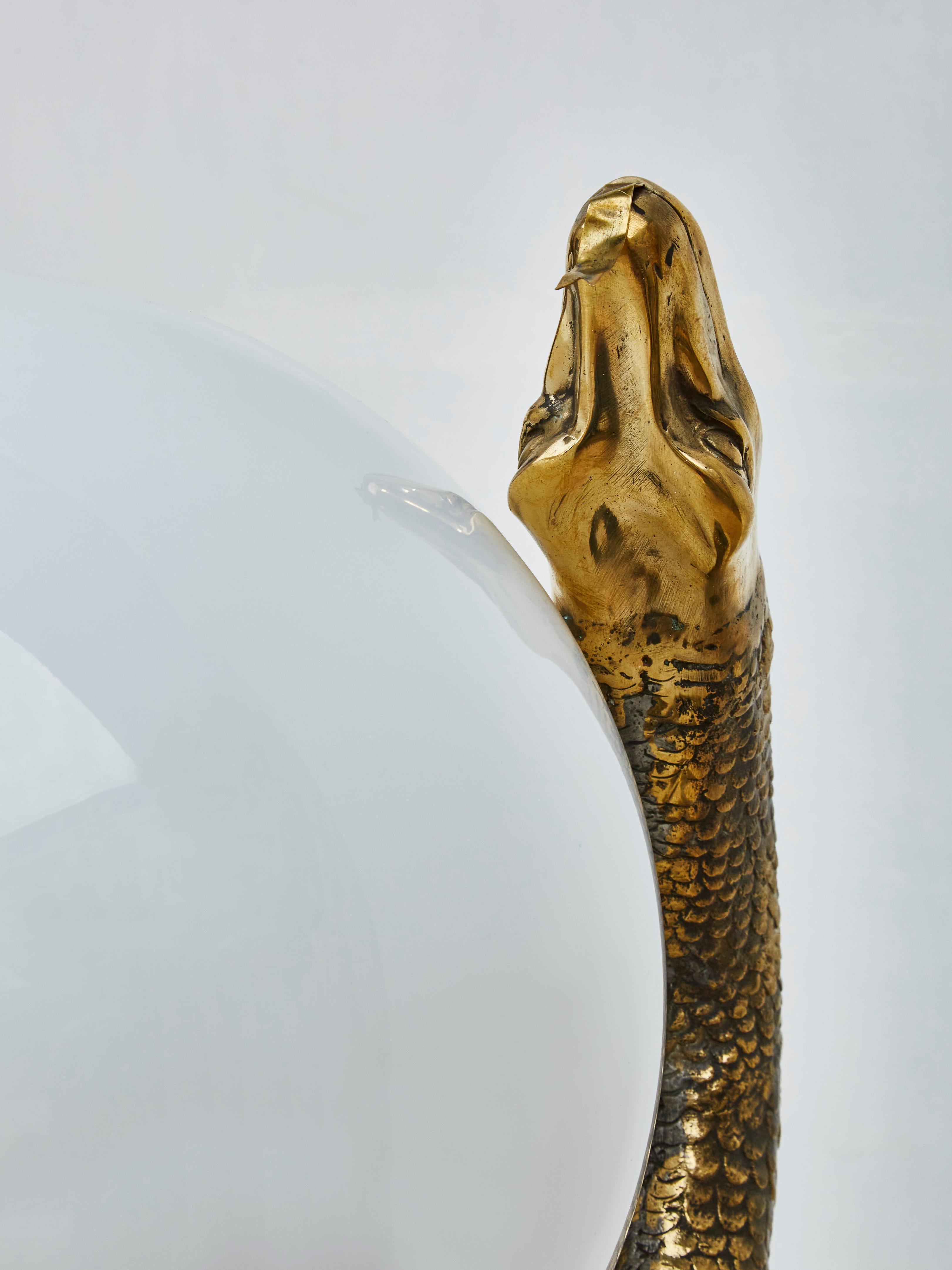 Mid-Century Modern Snake Lamp by Studio Glustin