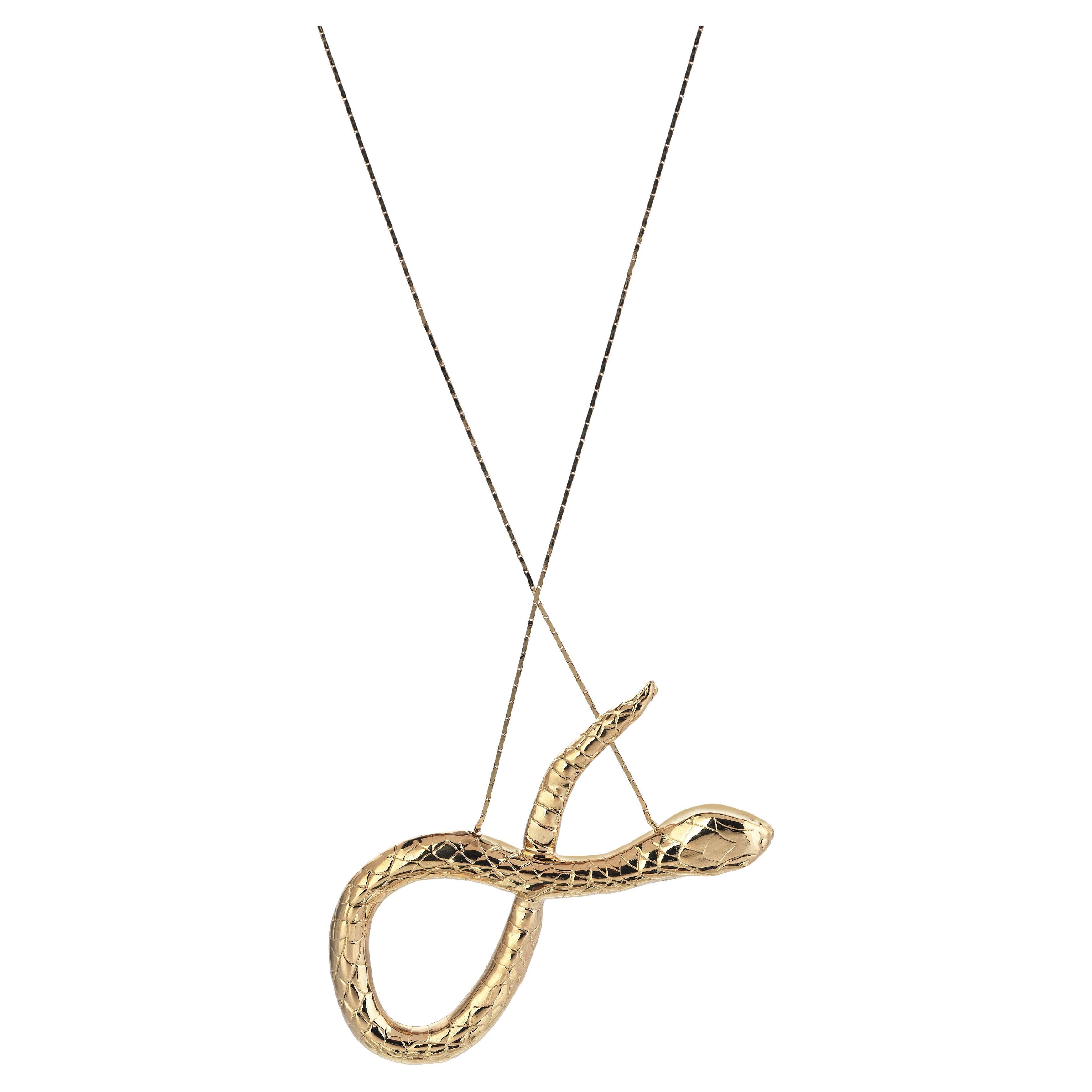 Snake Necklace For Sale