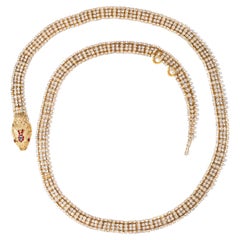 Ciribelli Snake Necklace