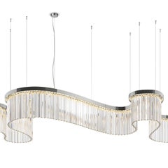 Snake Nickel S1 Chandelier