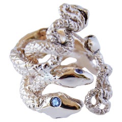 Snake Ring Cocktail Lilac Tanzanite