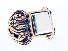 Snake Ring Cocktail Ring Crest Silver J Dauphin