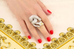 Bague serpent motif Basilisk d'Ella Gafter