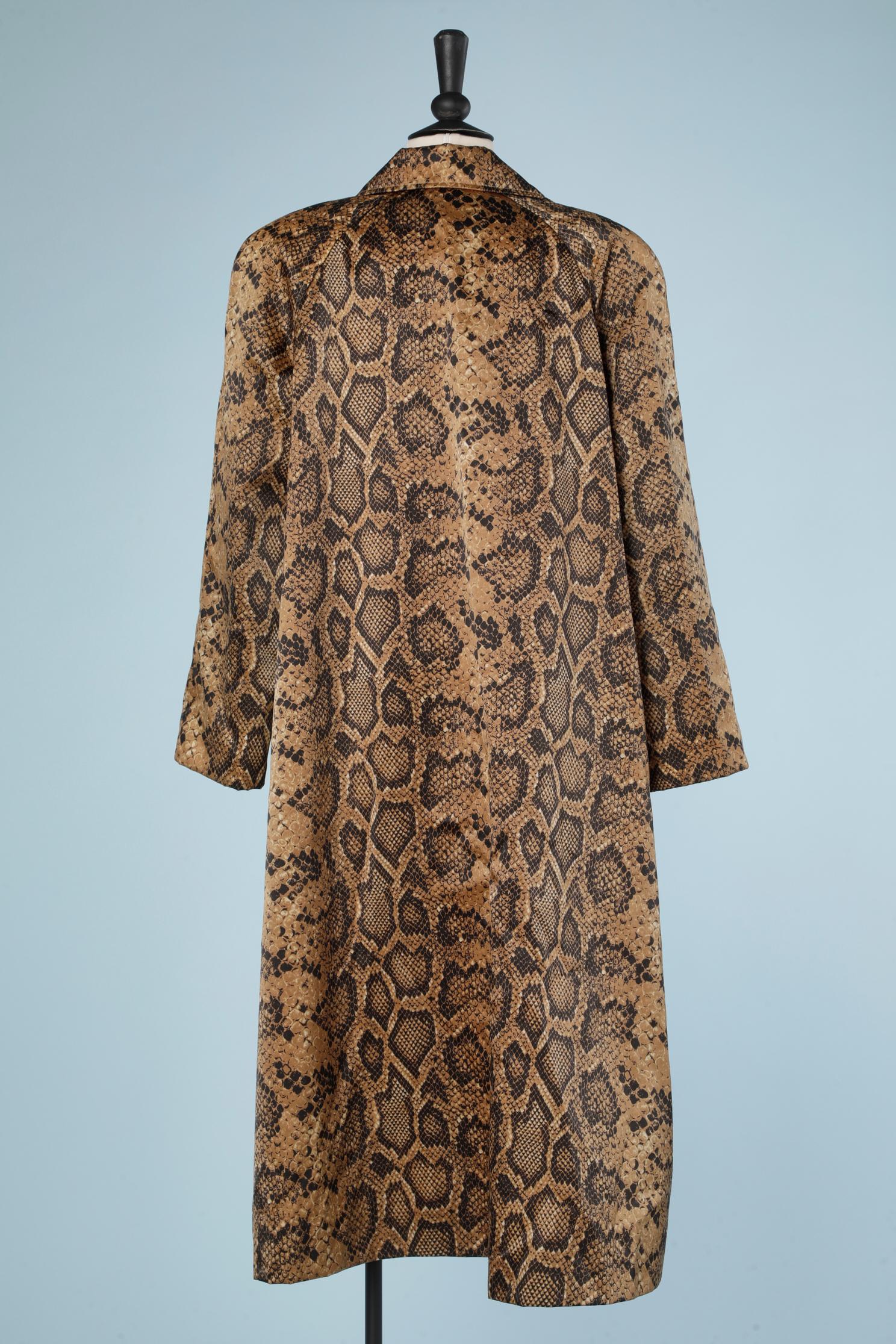 Women's Snake skin printed coat Lilli Ann