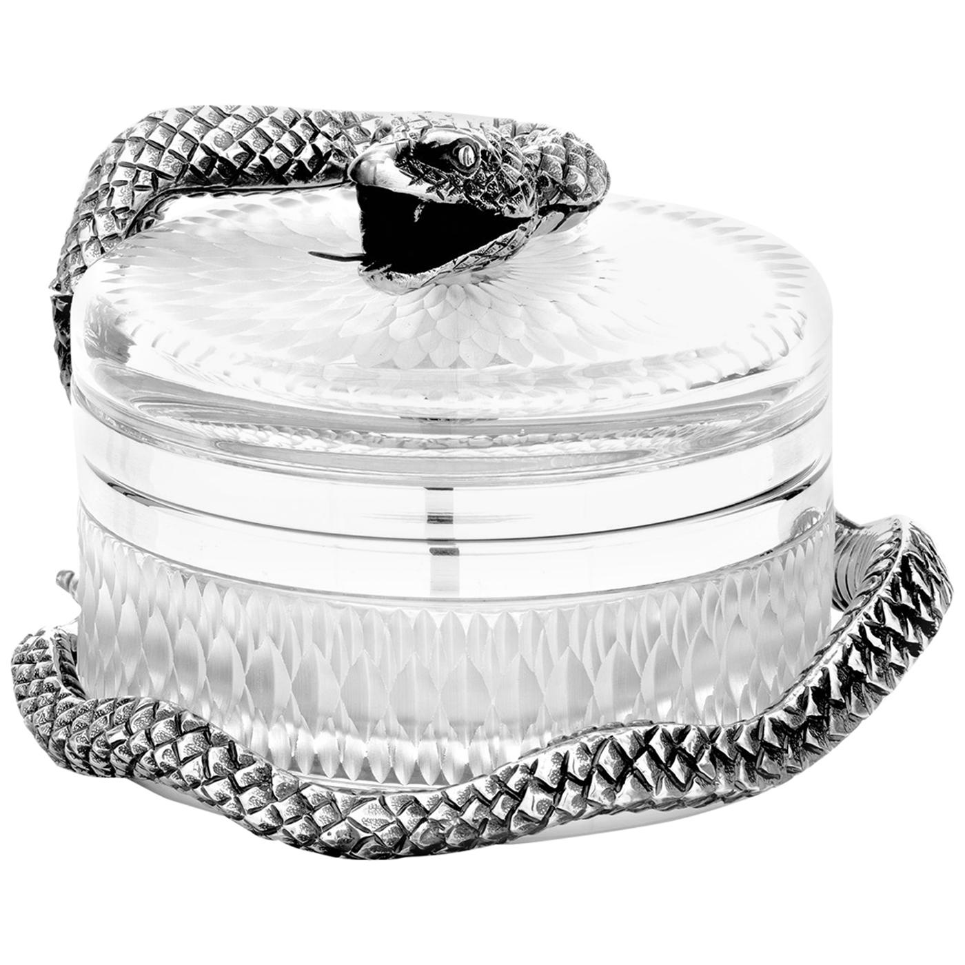 Snake Small Round Box