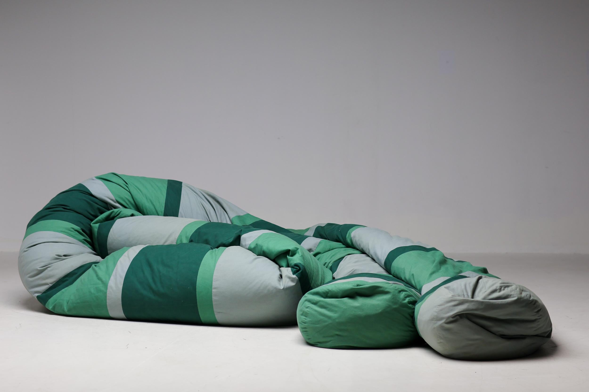Dutch Snake Sofa by Hans Roebers for Zwaan