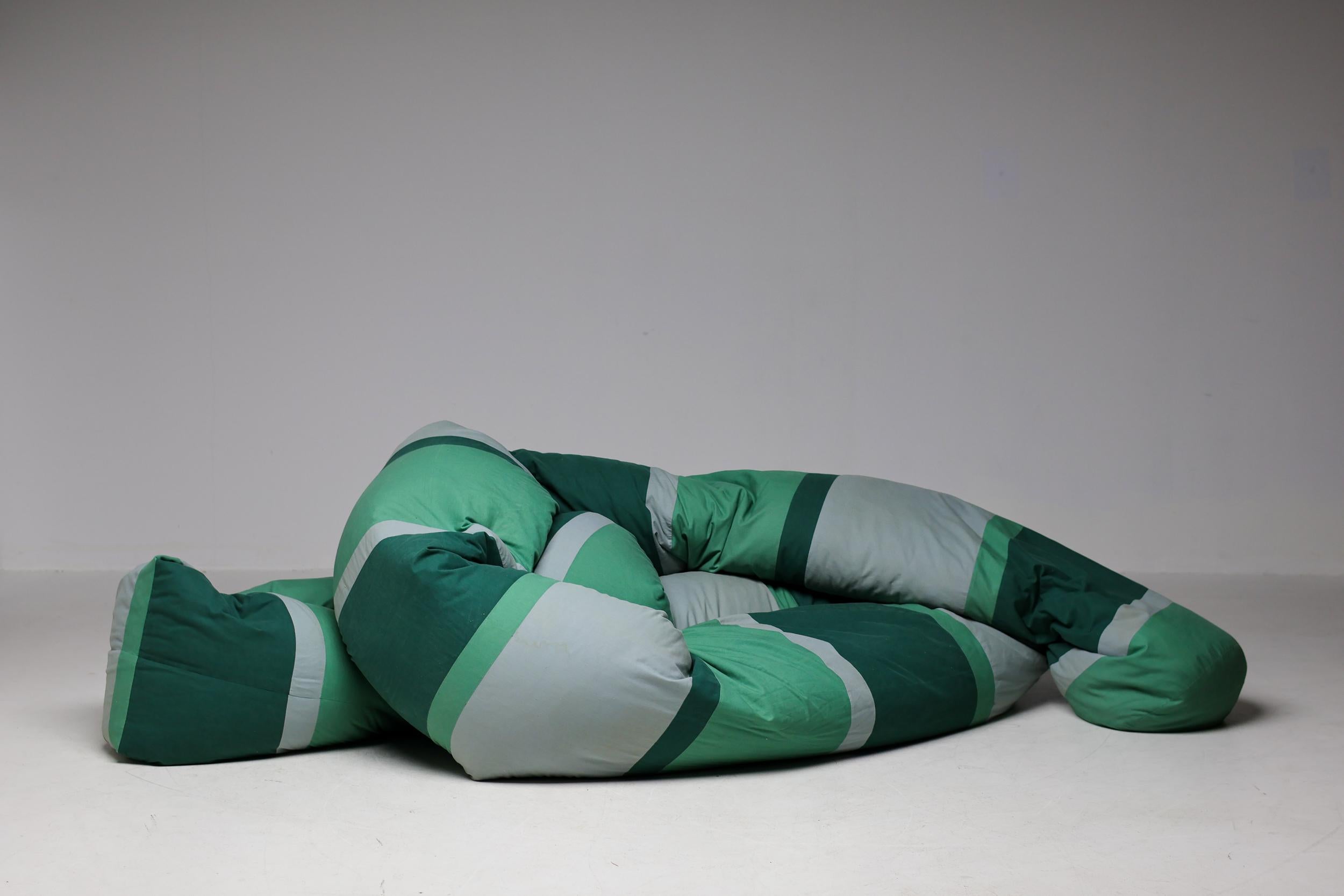 Late 20th Century Snake Sofa by Hans Roebers for Zwaan