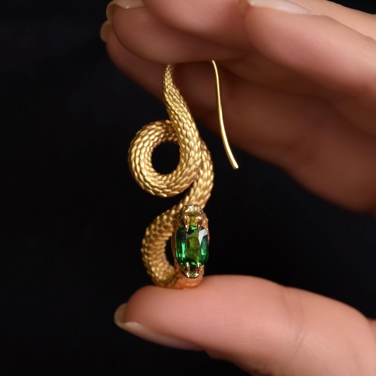 snakes and earrings