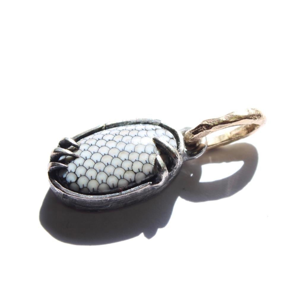 snake skin pendant