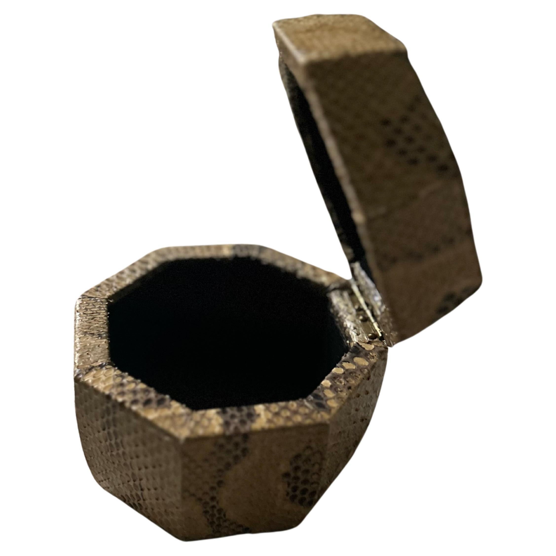 American Snakeskin Jewelry Box