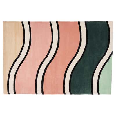 Wavy Rug Jewel Hand Tufted Carpet For Sale at 1stDibs | animated rug ...