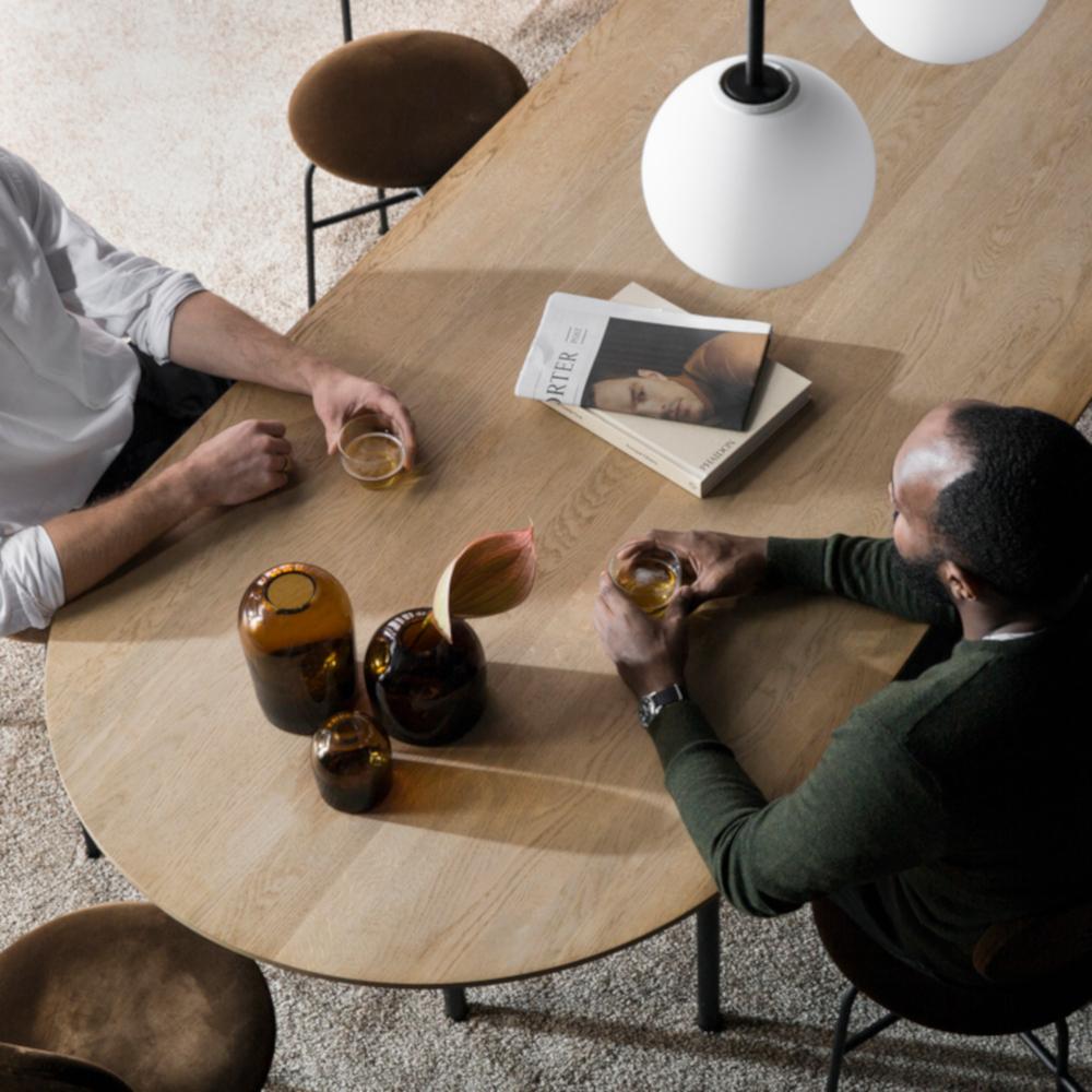 Thoroughly tested by founder and creative management.

Originally Norm Architects designed a table especially for Bjarne Hansen – the creative director and founder at Menu. The table was meant for Bjarnes living room at home. While at it, Norm