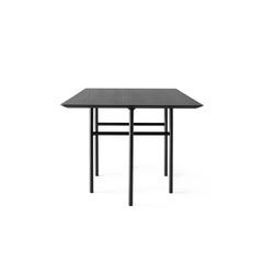 Snaregade Table, Rectangular, Black or Black Veneer