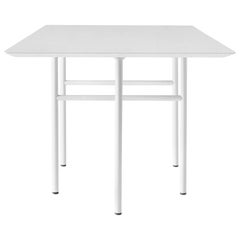 Snaregade Table, Rectangular, Light Grey/Light Grey Veneer