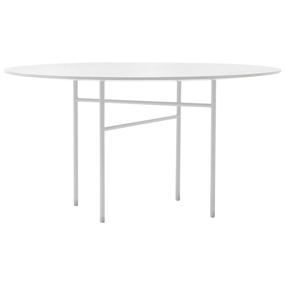 Snaregade Table, 54" Table Top in Mushroom Linoleum For Sale