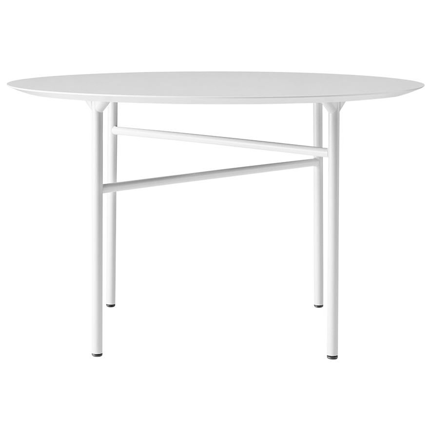 Snaregade Table, 47" Table Top in Light Grey Veneer For Sale