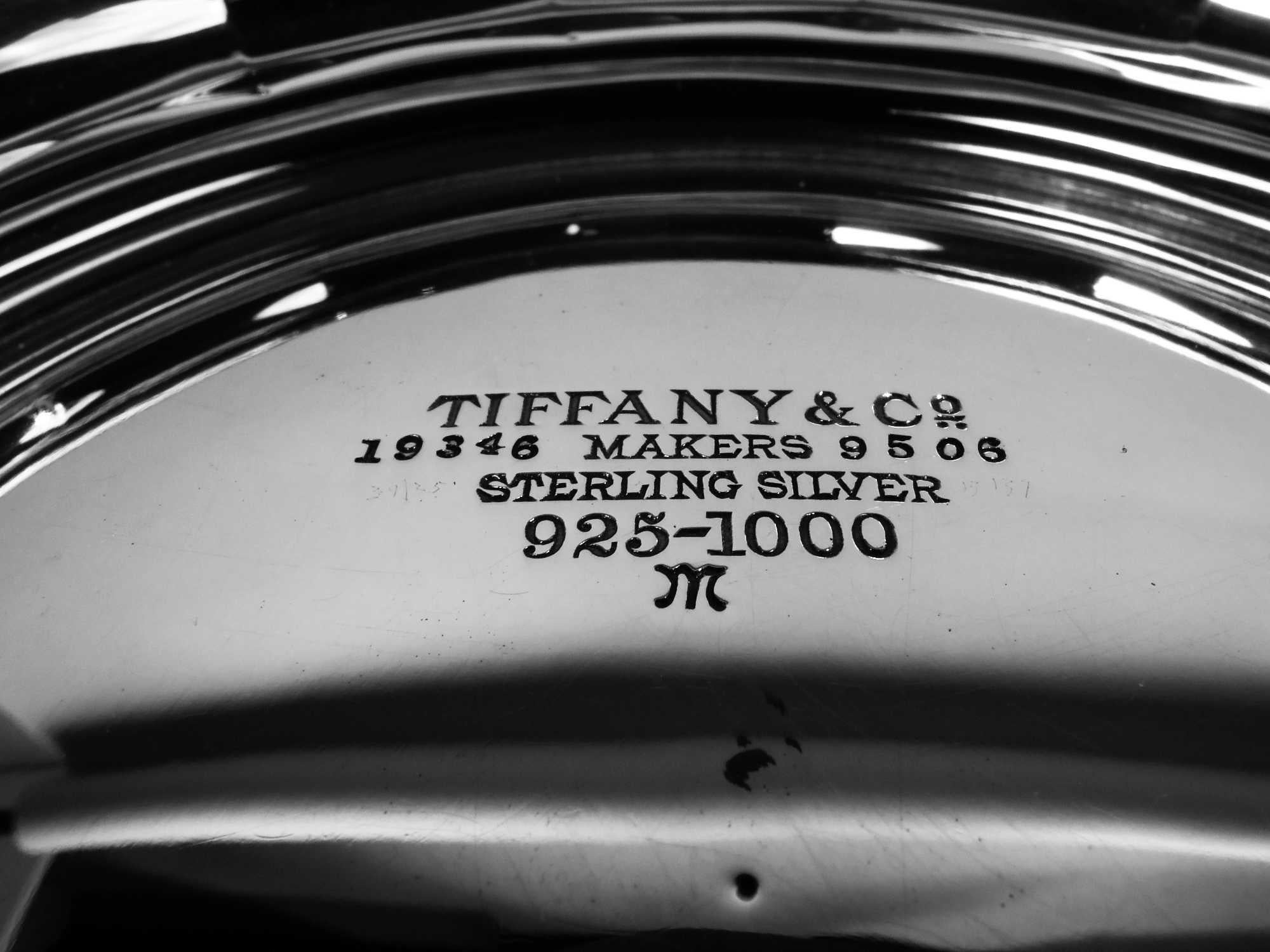 Seau à glace Tiffany Art déco en argent sterling en vente 3