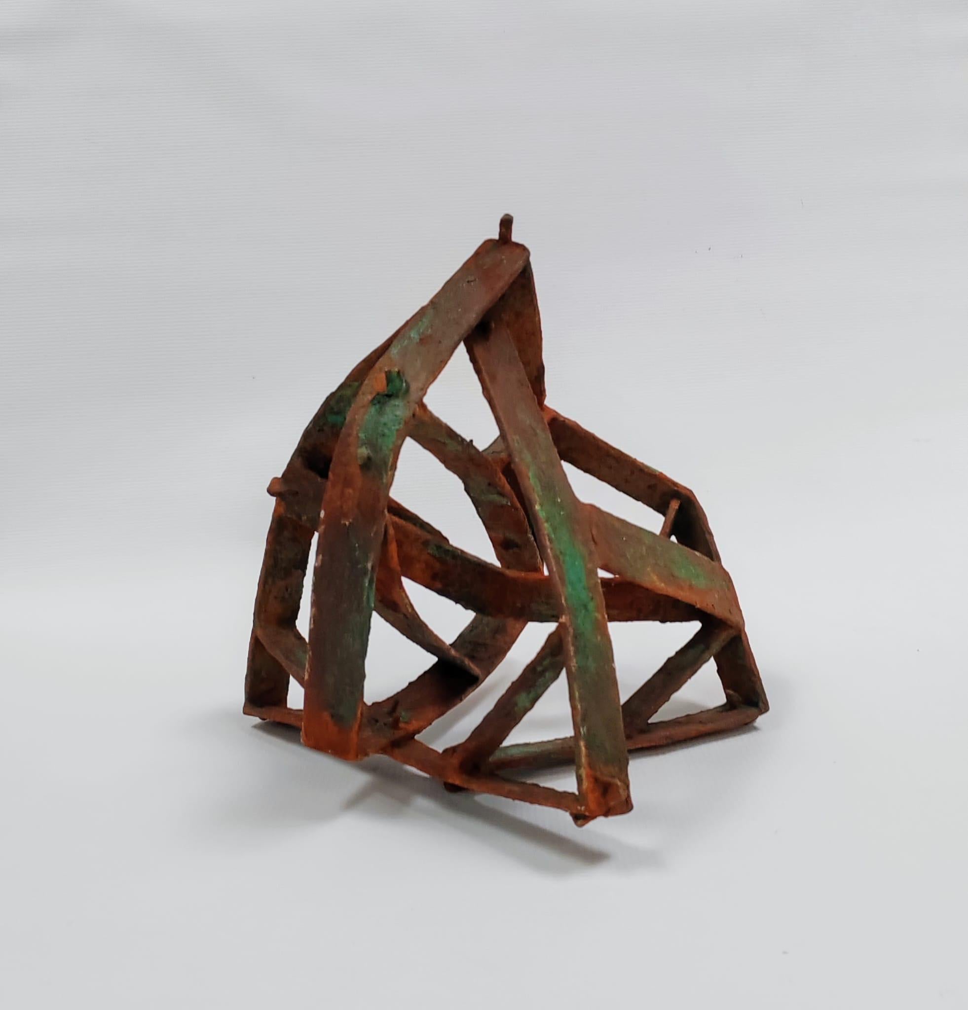 Pensares I - Abstract Sculpture Marrón de Sánchez Maydana