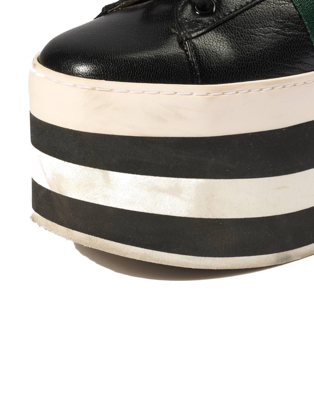 Sneakers Gucci Peggy Other Plateau Nere im Angebot 1