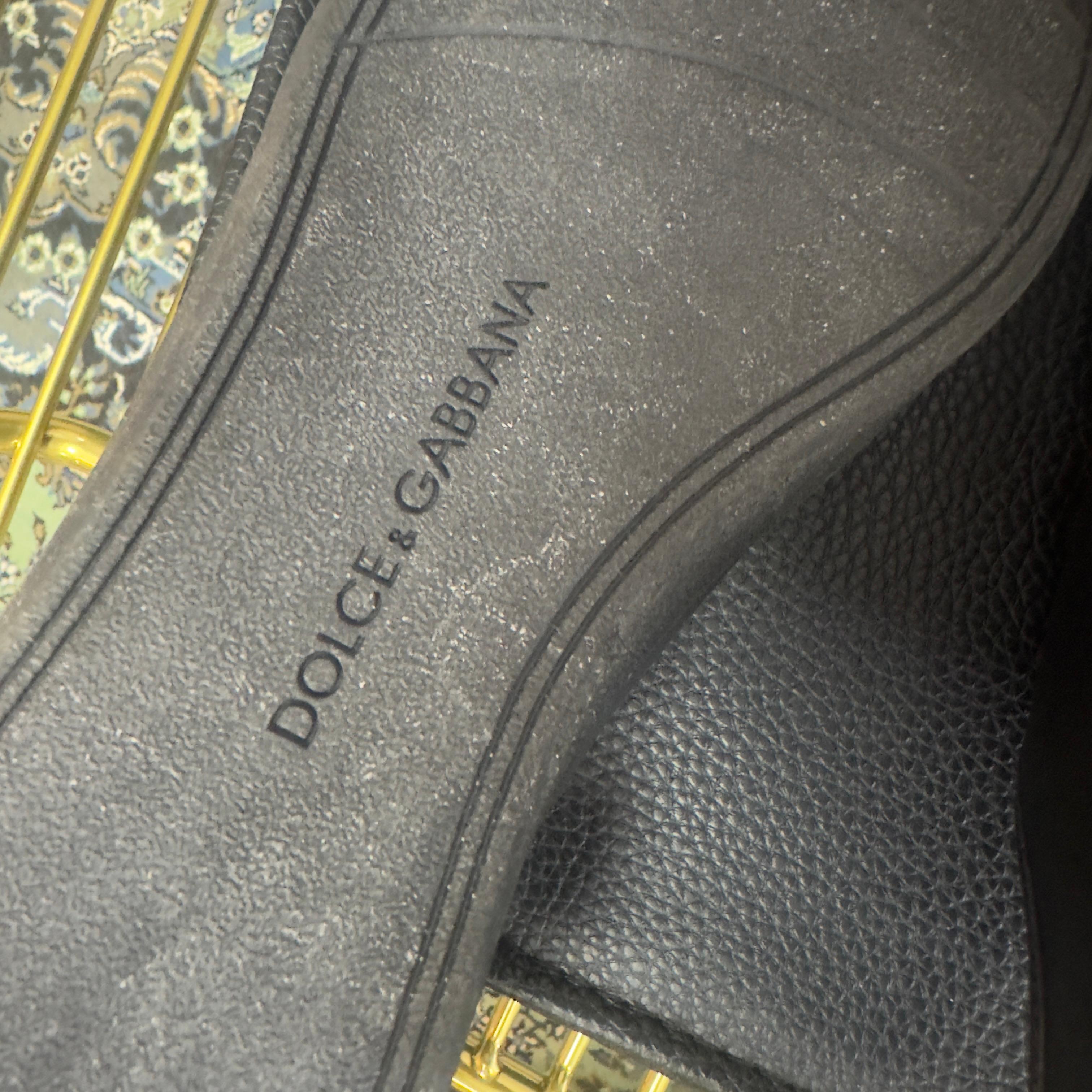 Femenino o masculino Dolce&Gabbana Black Sneakers nuevo con caja en venta