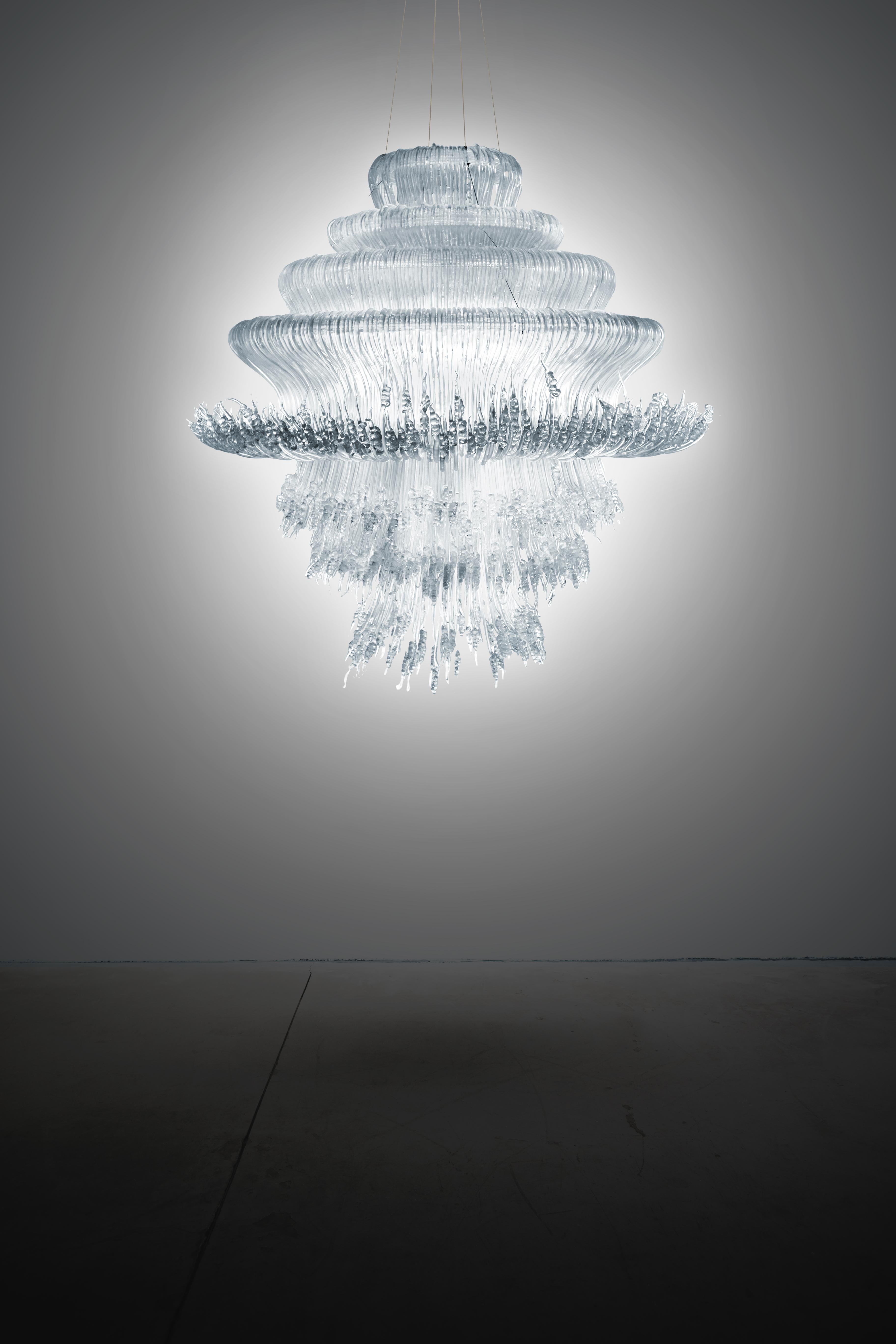 Contemporary Sneeze A Chandelier in Red Resin by Jacopo Foggini, 1stdibs New York For Sale