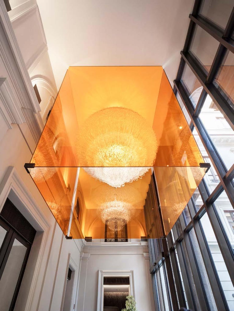 Contemporary Sneeze A Chandelier in Transparent Resin by Jacopo Foggini For Sale