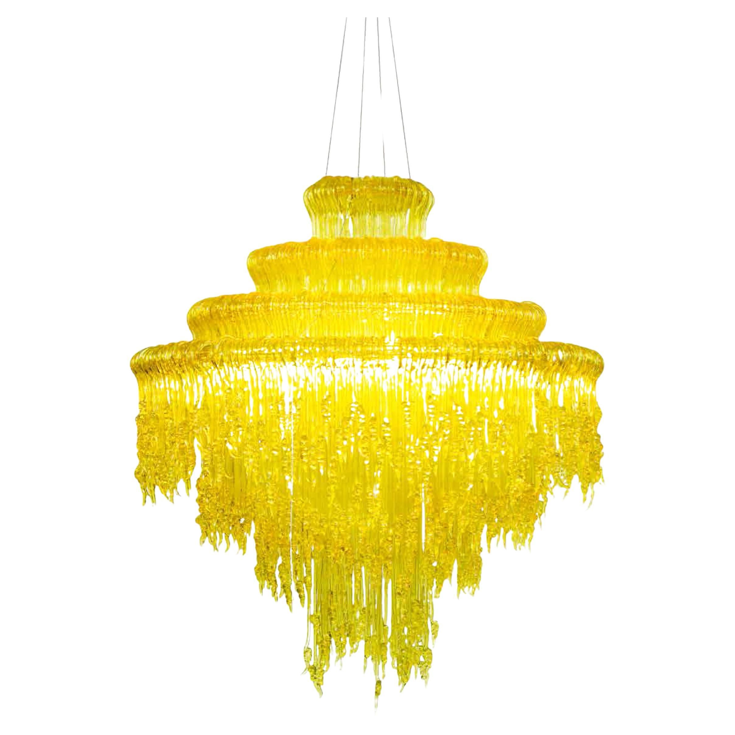 Sneeze Chandelier mod. B gold