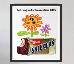 Snickers - The Best Candy on Earth Comes From Mars Original Poster, 1963