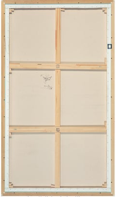 Fix The Sky (Blau), riesiges Originalgemälde