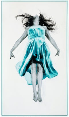 Fix The Sky (Blue), quadro originale di grandi dimensioni