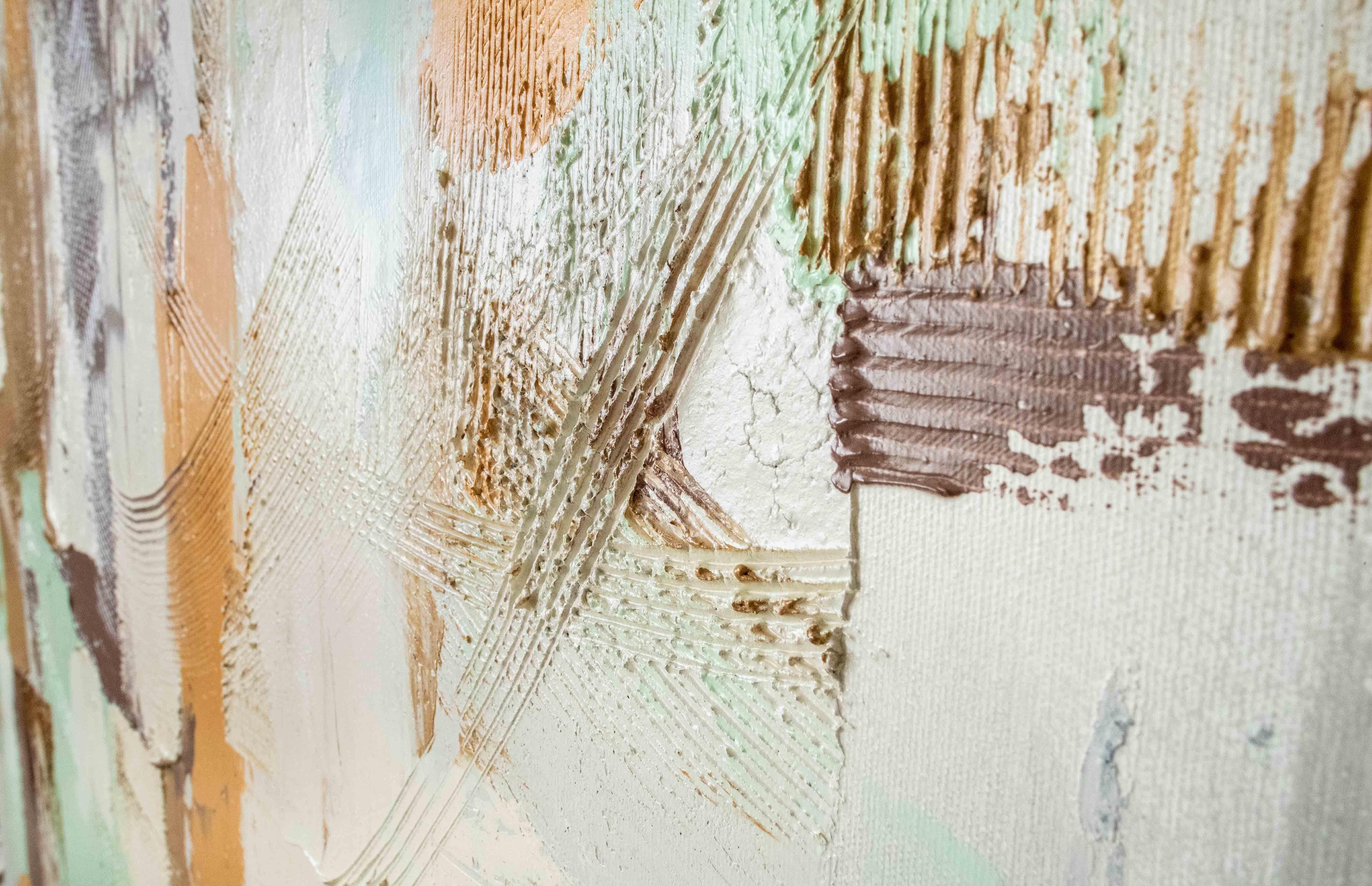 Inspirar, Pintura, Acrílico sobre lienzo - Painting Abstracto de Snjezana Blagsic-Vallenssia