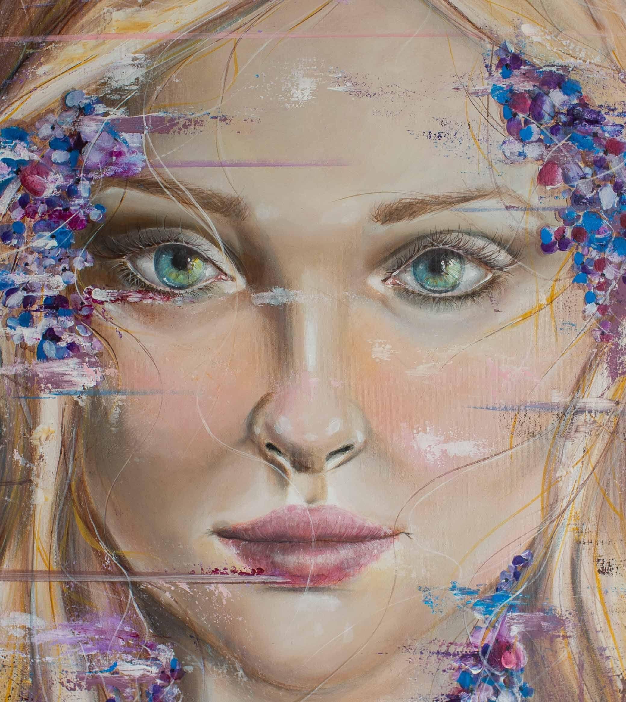 Iridescente, Pittura, Acrilico su tela - Painting Realismo di Snjezana Blagsic-Vallenssia