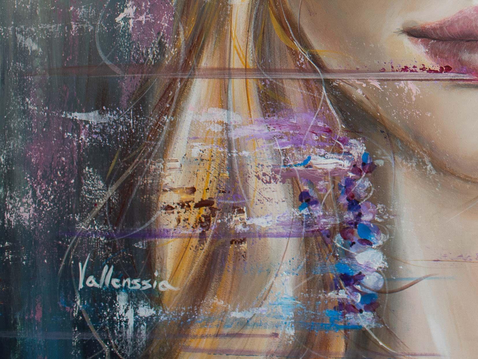 Iridescente, Pittura, Acrilico su tela in vendita 1